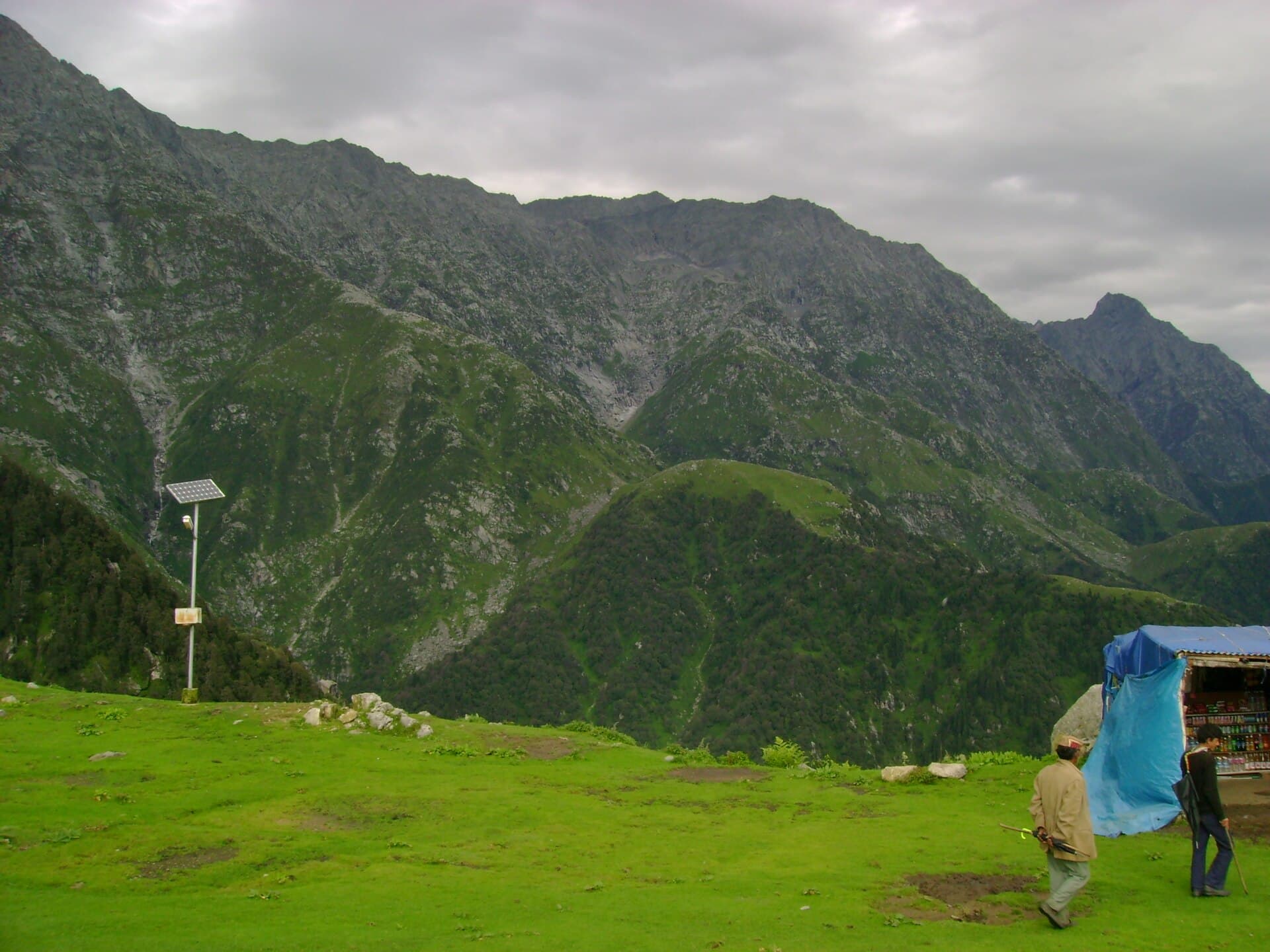 Morning light on the Triund ridge, Himachal Pradesh